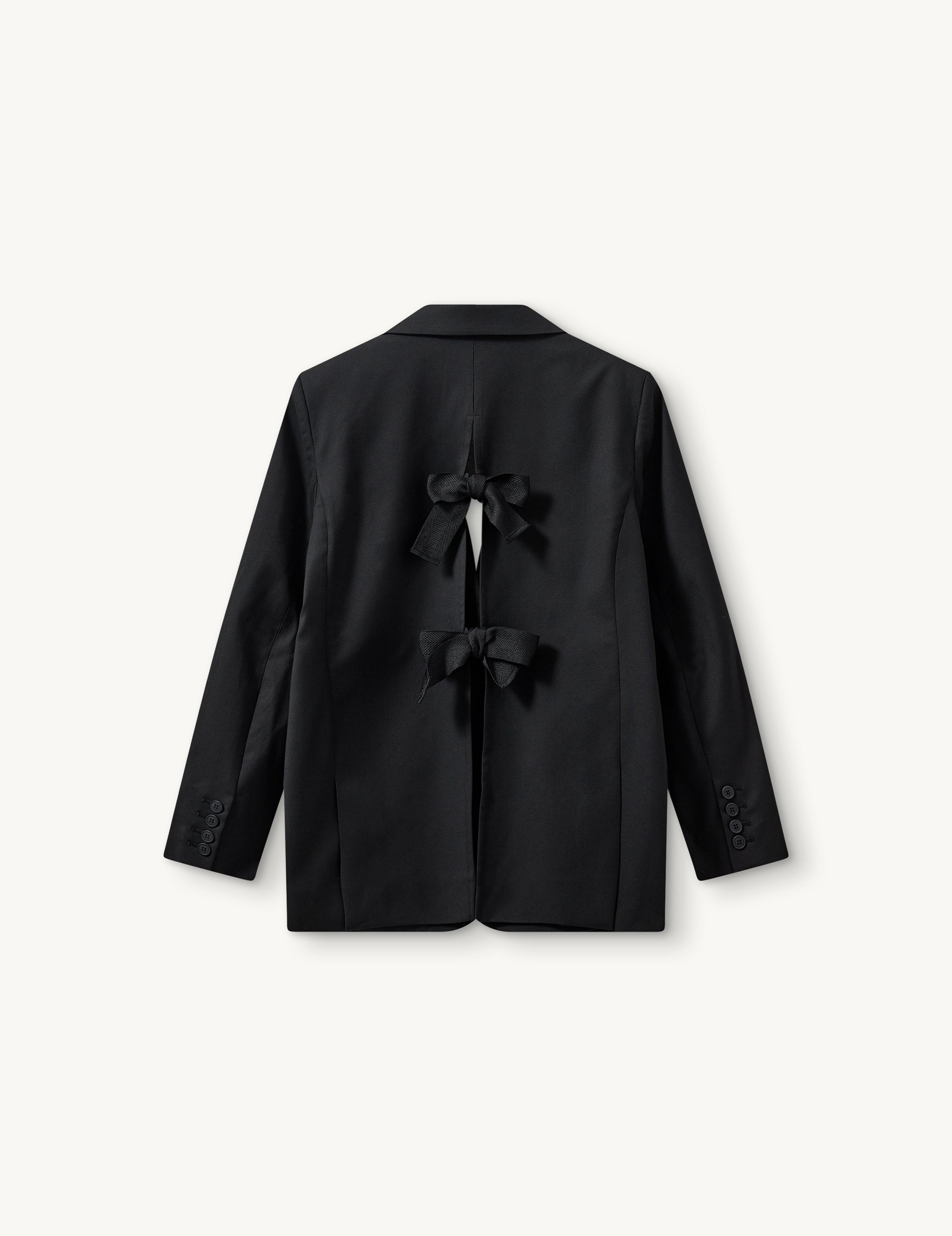 Pluto Bow Blazer Black