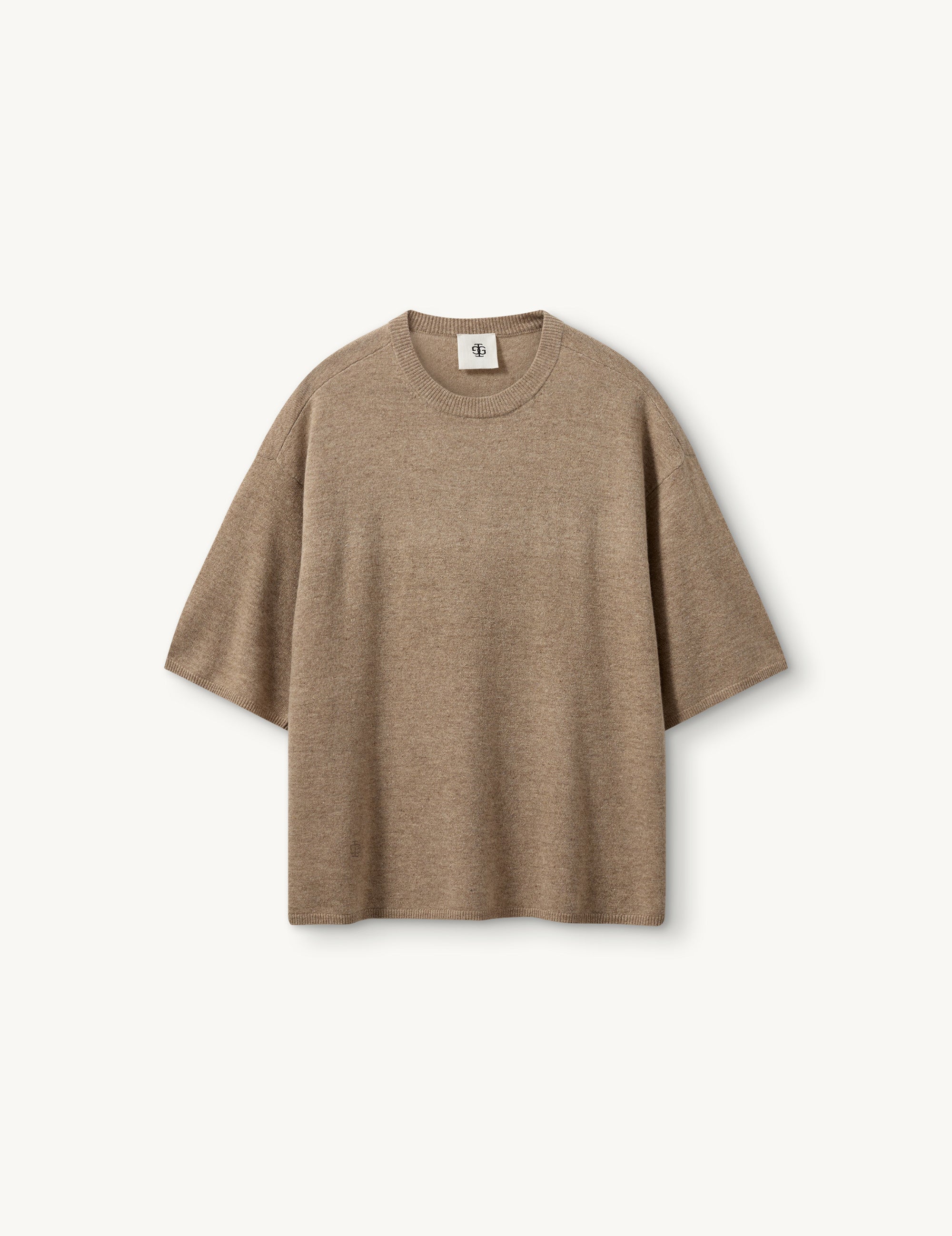 Como Oversized Tee Camel