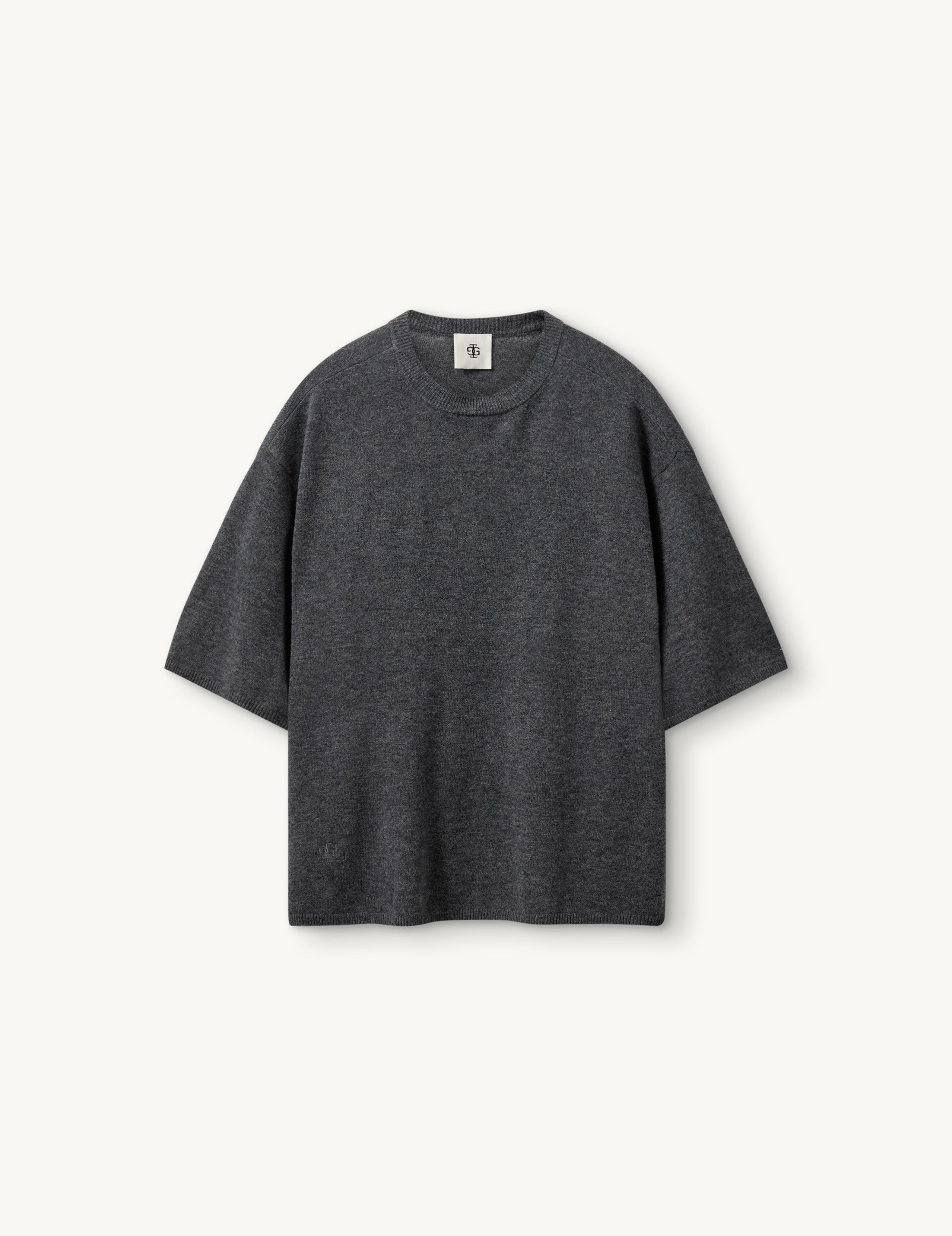 Como Oversized Tee Grey Melange