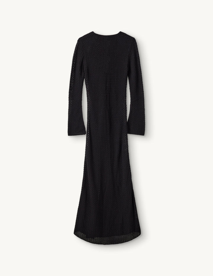 Tanzania Dress Black 6 / Cream