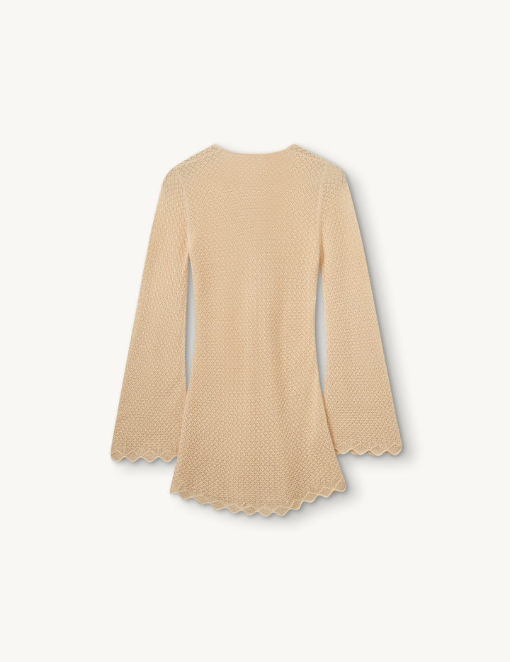 Tanzania Short Dress Bone 4 / Bone