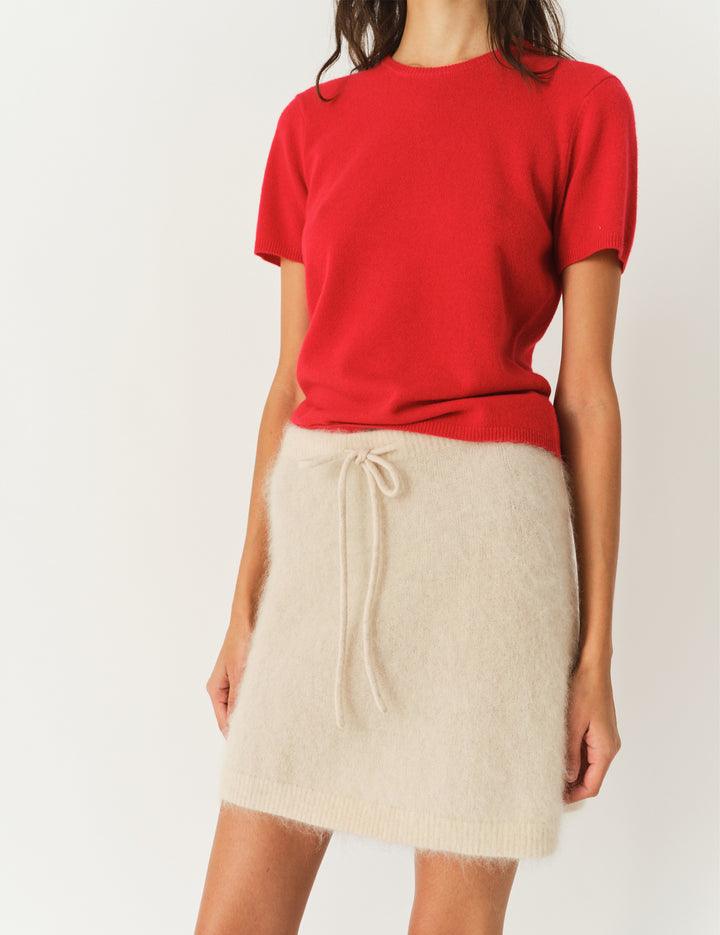 Como Knit Tee Red 12 / Red