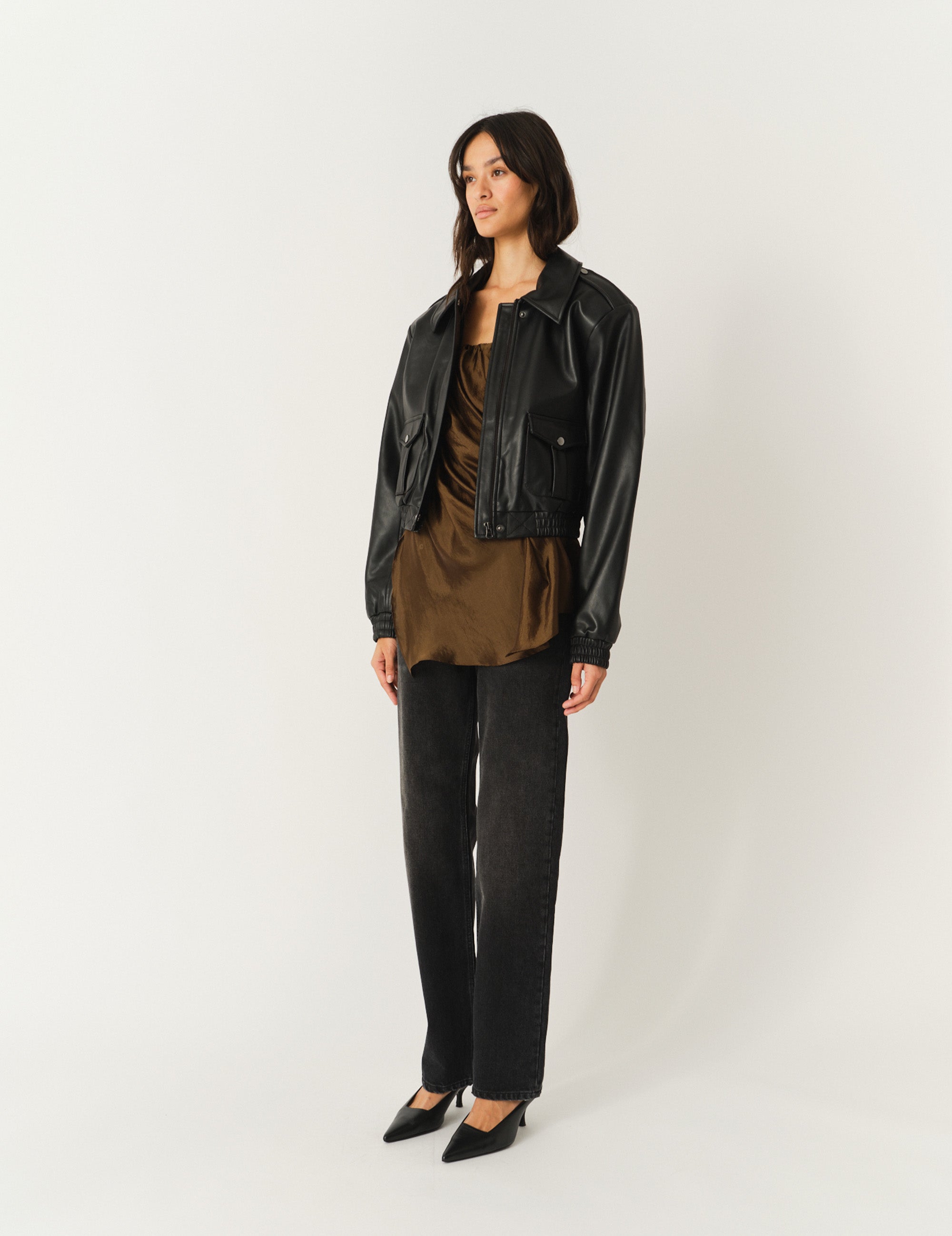 Brooklyn Bomber Black 12 / Black