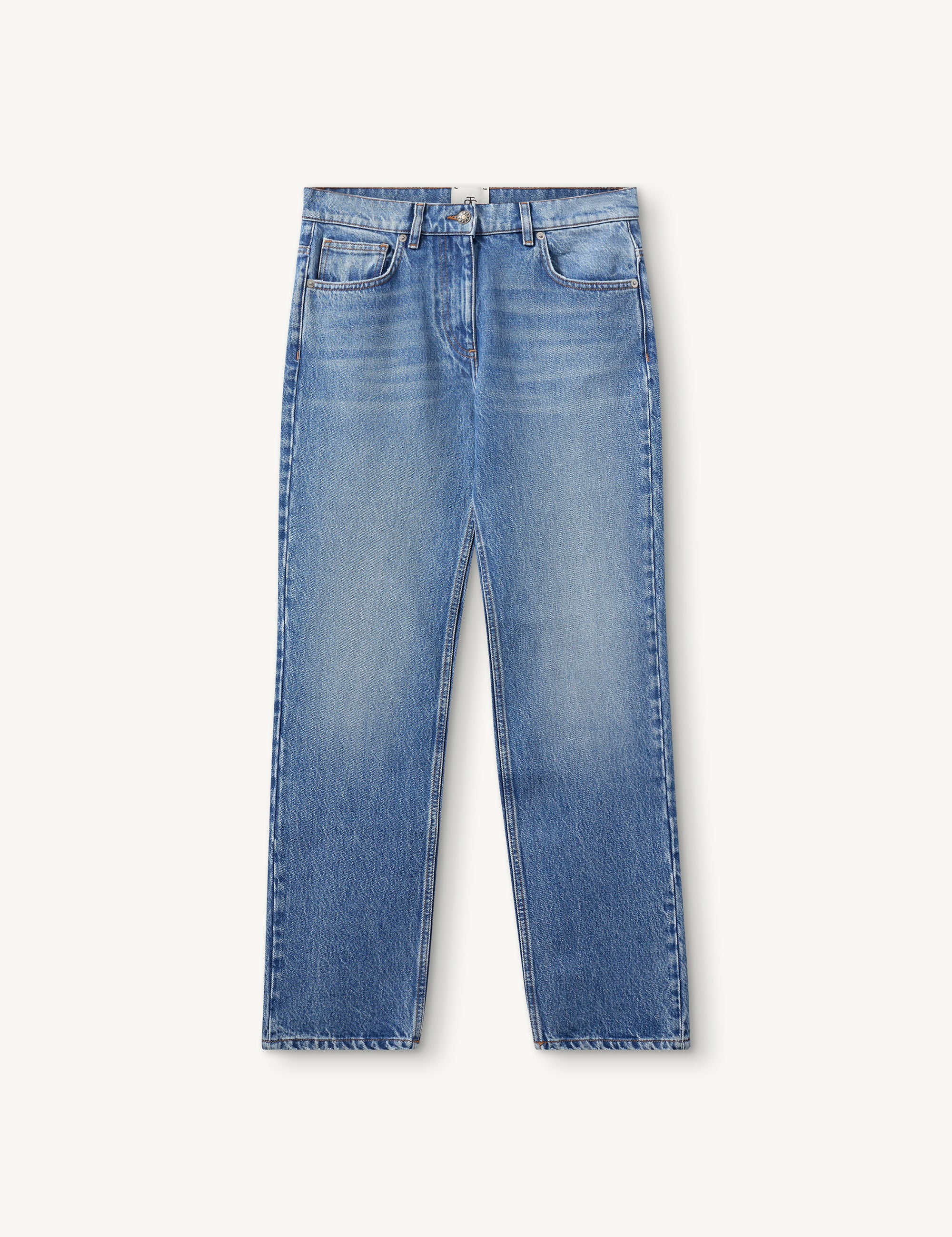 SEE SEE DENIM PANTS【WASHED BLUE】 Japanese Light Wash Indigo 14oz Stretch Jeans - Custom Fit Pants