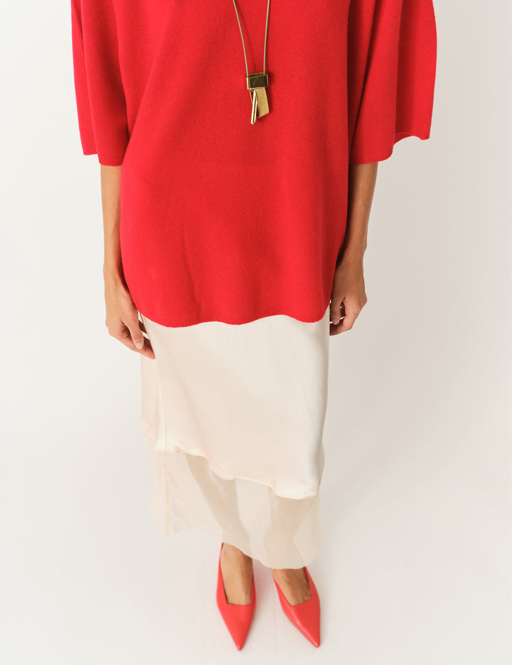 Como Oversized Tee Red 6 / Red