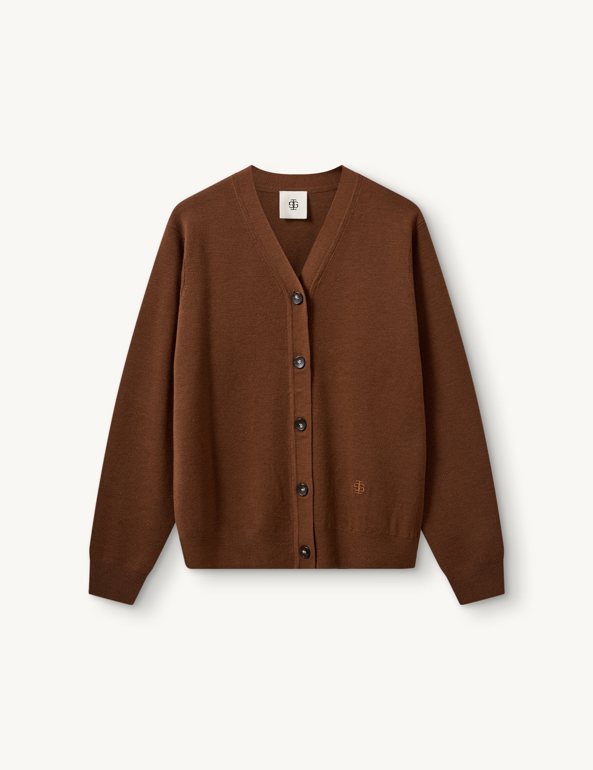 Bergen Dad Cardigan Cinnamon 6 / Cinnamon