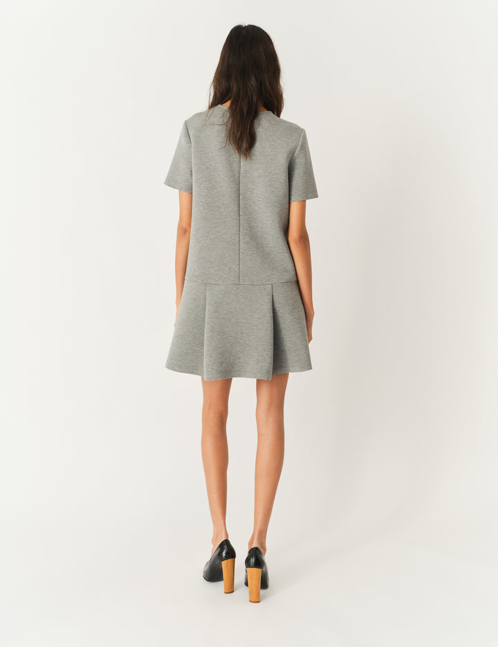 Nice Mini Dress Grey Melange 6 / Grey Melange