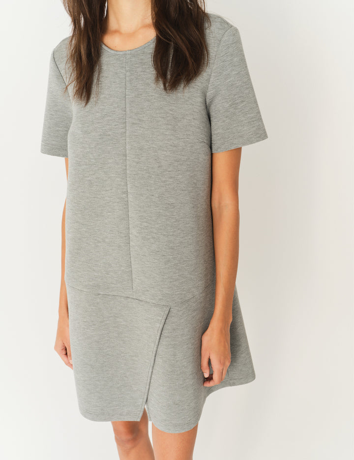 Nice Mini Dress Grey Melange 6 / Grey Melange