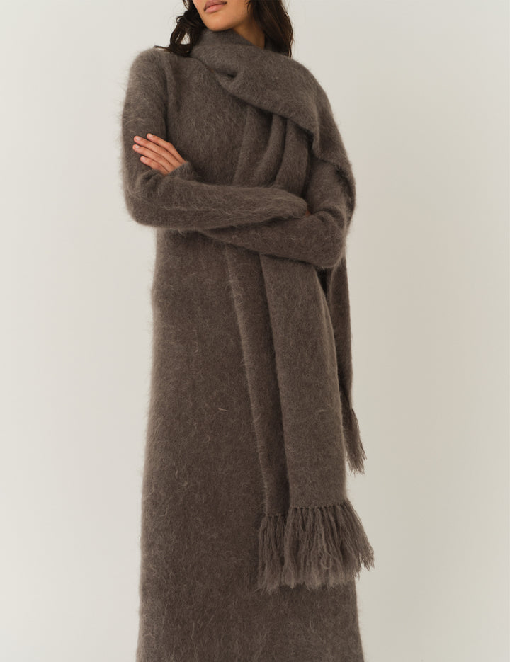 Roma Dress Grey Melange 6 / Grey Melange