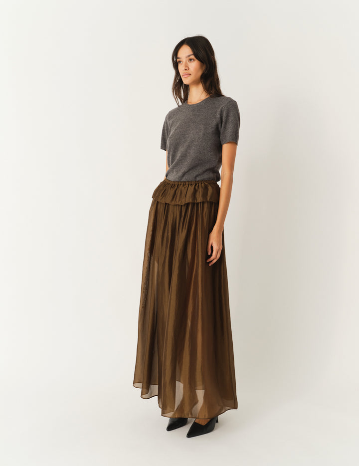 Gilian Maxi Skirt Espresso 6 / Espresso