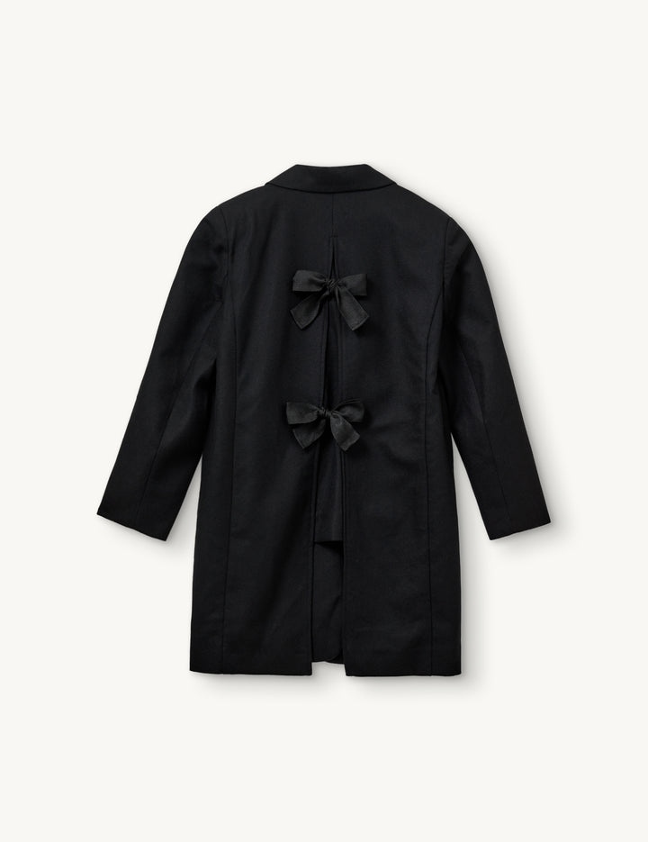 Balli Bow Coat Black 6 / Black