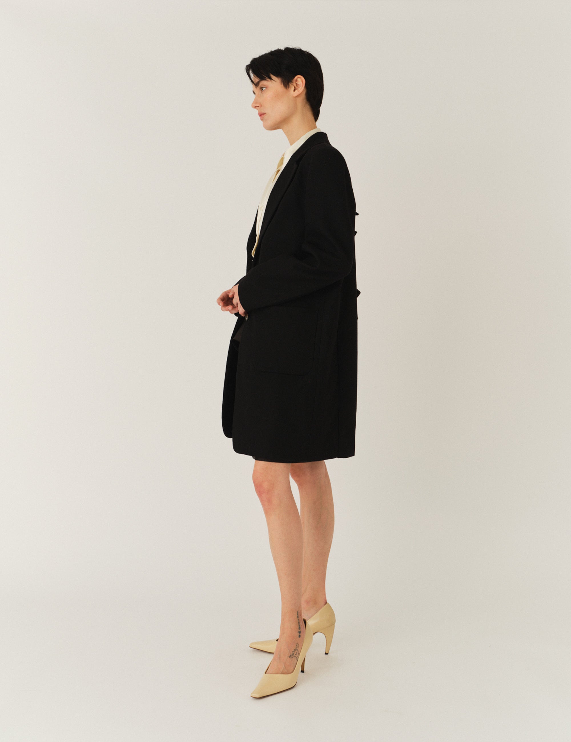 Balli Bow Coat Black 6 / Black