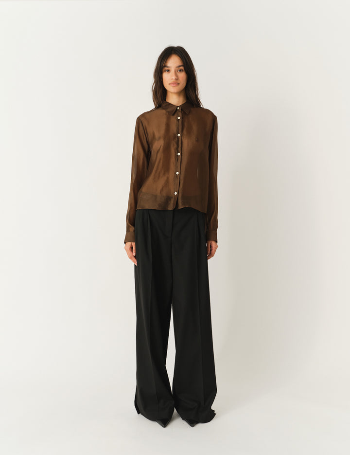 Gilian Shirt Espresso 6 / Espresso