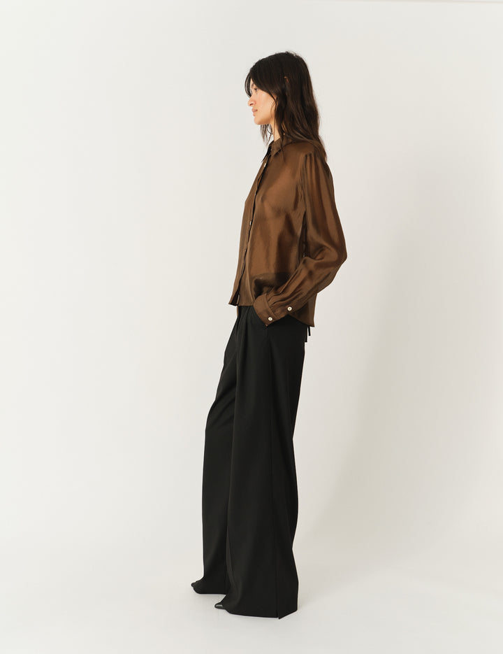 Gilian Shirt Espresso 6 / Espresso