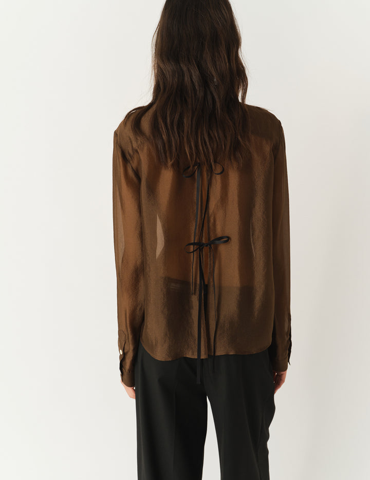 Gilian Shirt Espresso 6 / Espresso