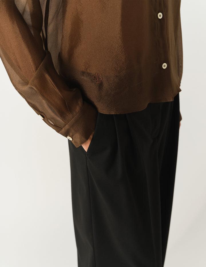 Gilian Shirt Espresso 6 / Espresso