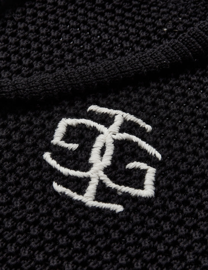 St. Tropez Crochet Logo Bag Black OS / Black