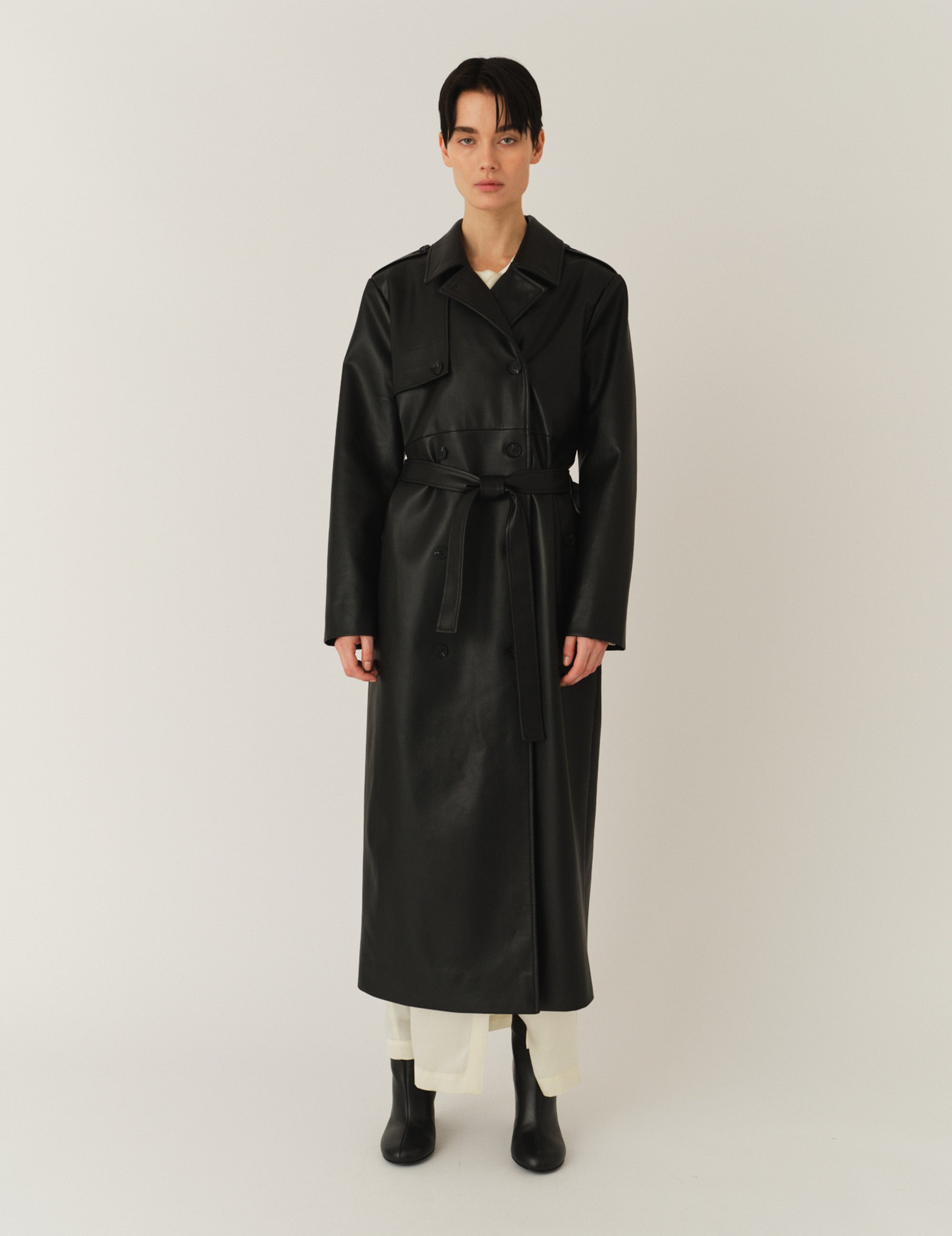 Brooklyn Trench Coat Black 6 / Black