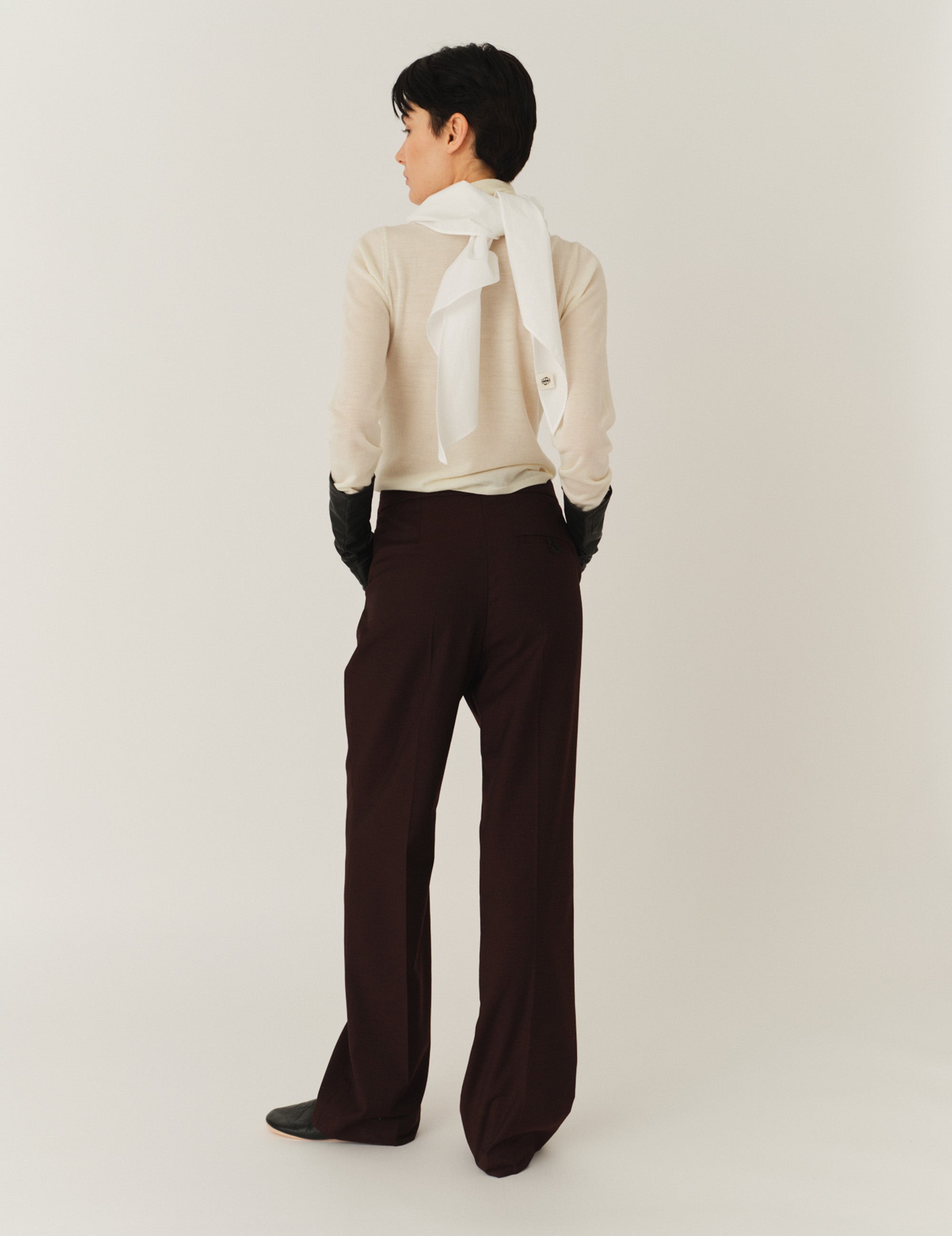 Necchi Pants Burgundy 6 / Burgundy