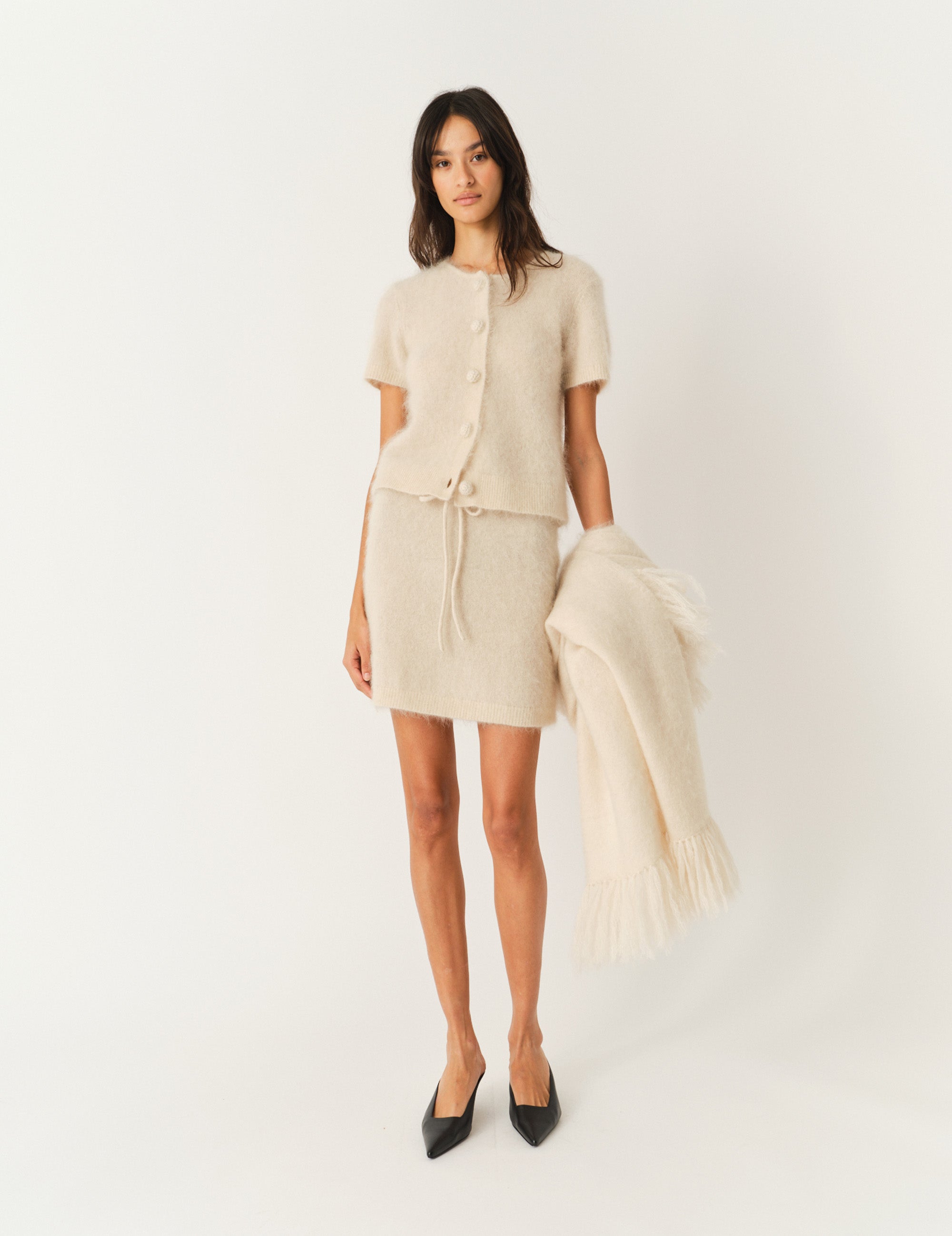 Roma Mini Skirt Champagne 6 / Champagne