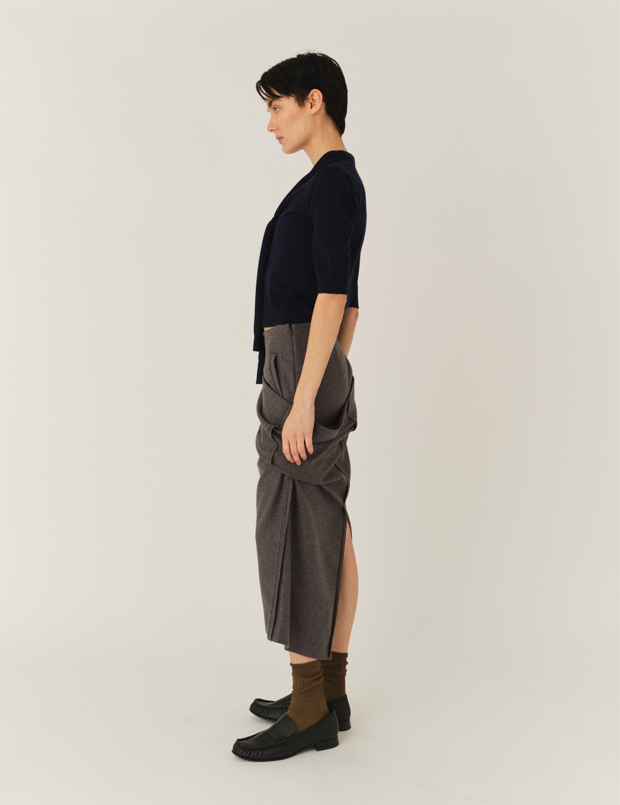 Bergen Scarf Knit Navy 6 / Navy