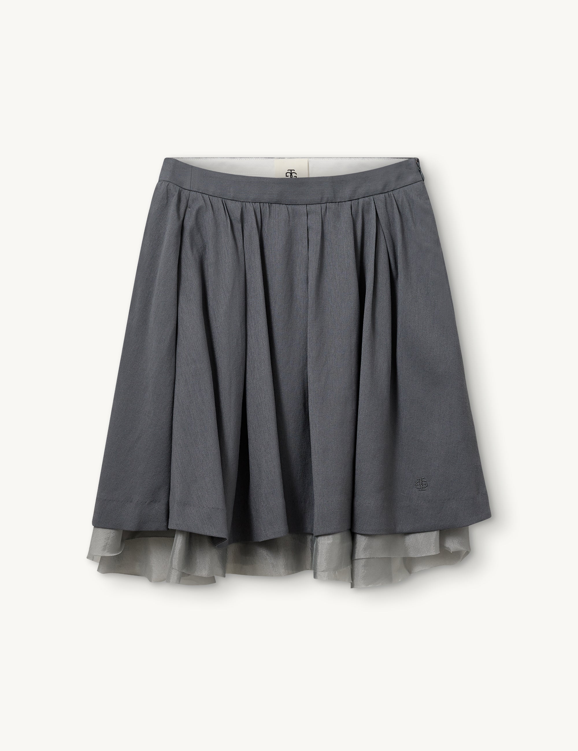 Andrea Midi Skirt Charcoal 6 / Charcoal