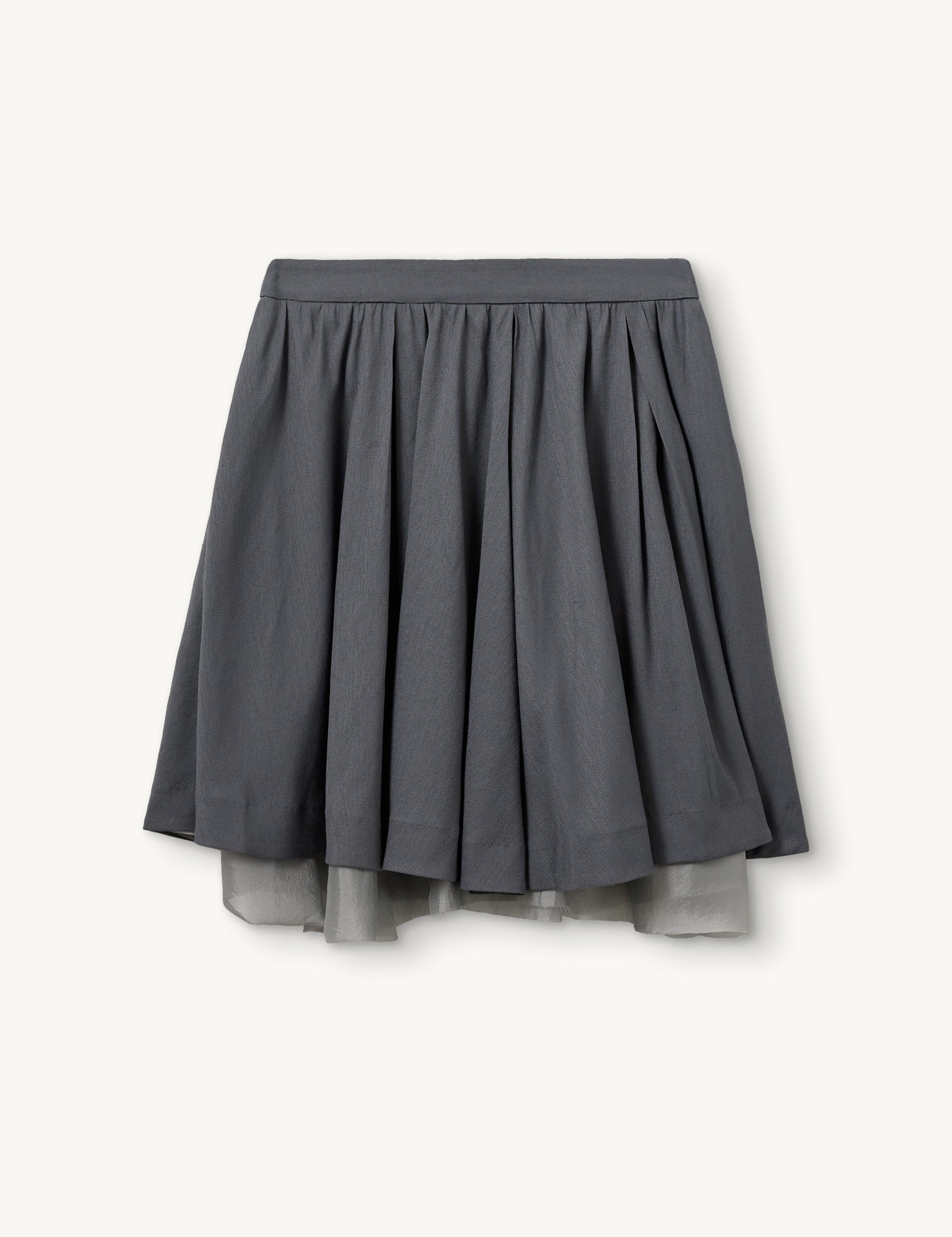 Andrea Midi Skirt Charcoal 6 / Charcoal