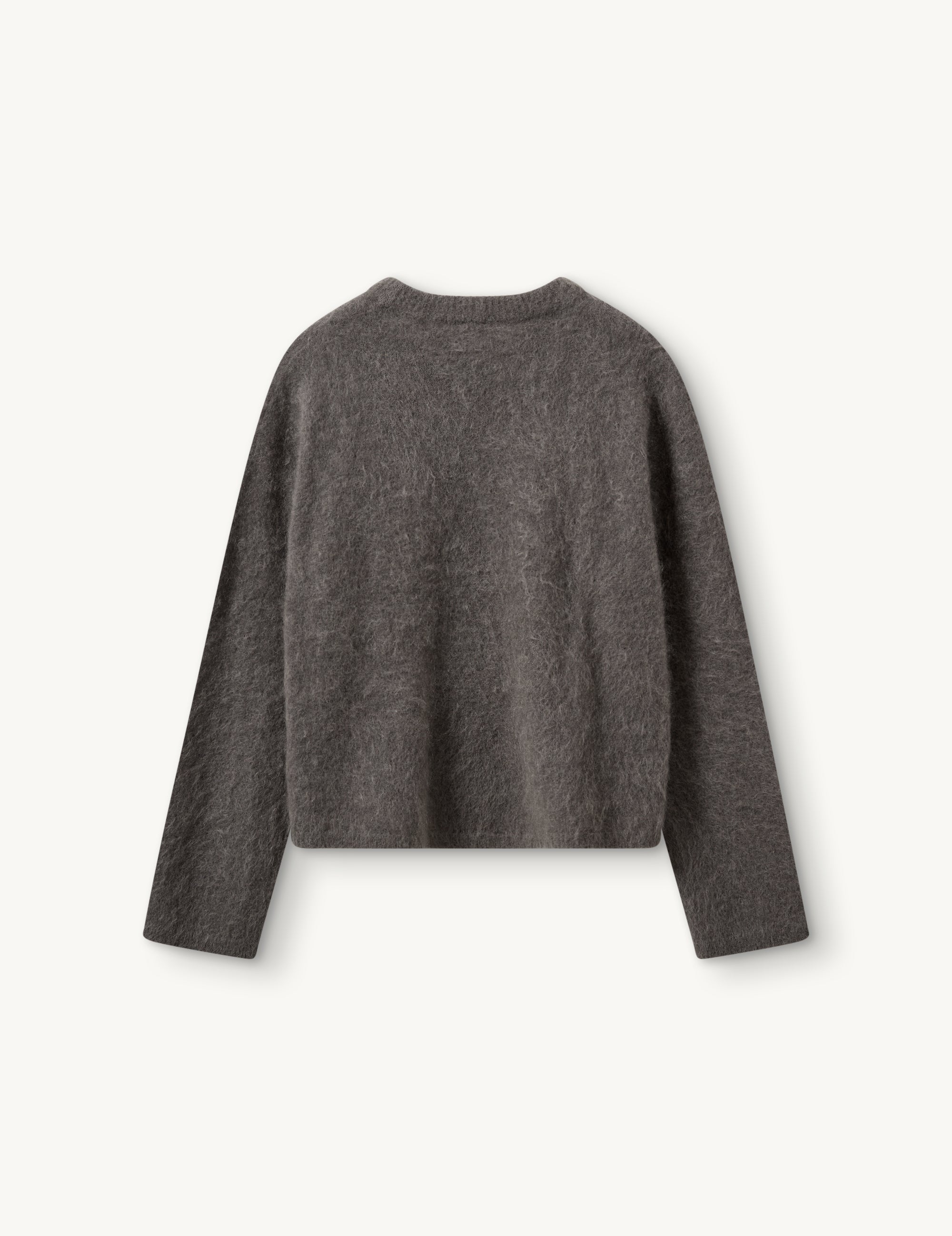 Roma Boyfriend Sweater Grey Melange 6 / Grey Melange