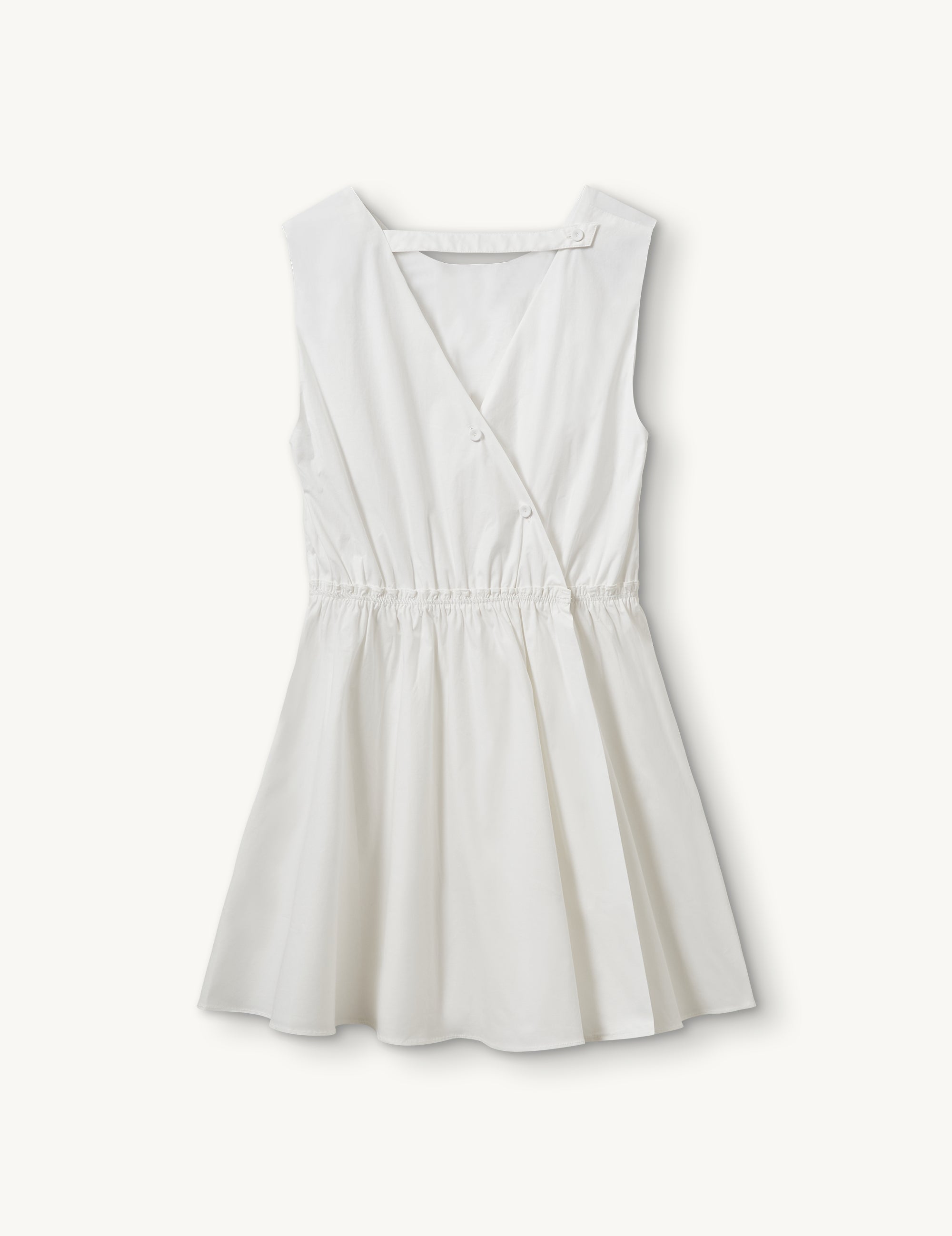 Cyprus Back Dress White 4 / White