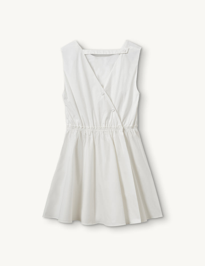 Cyprus Back Dress White 4 / White