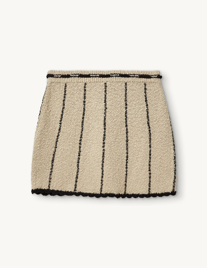 April Mini Print 4 / Trench/black stripes