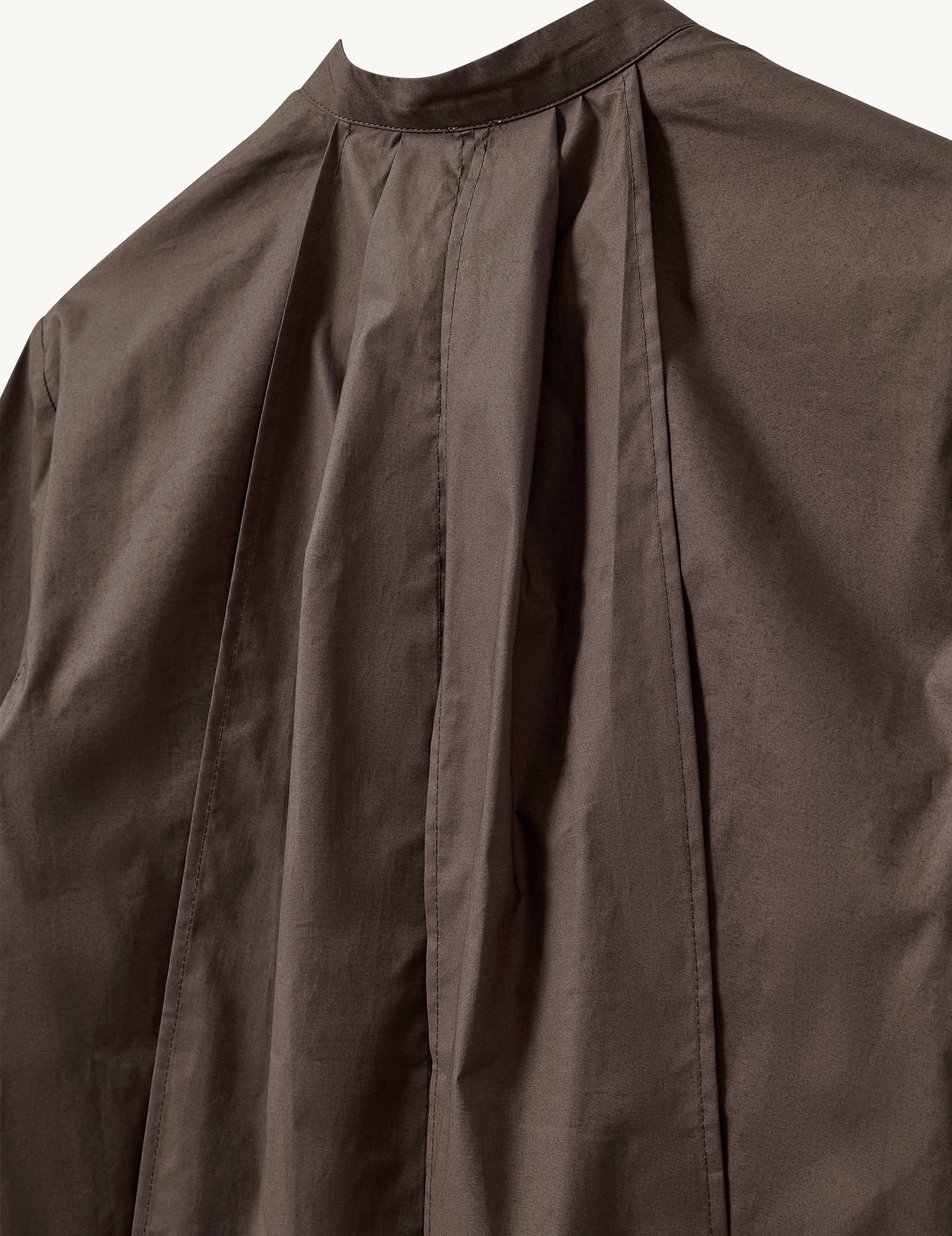 Cyprus Scarf Shirt Chocolate 4 / Chocolate