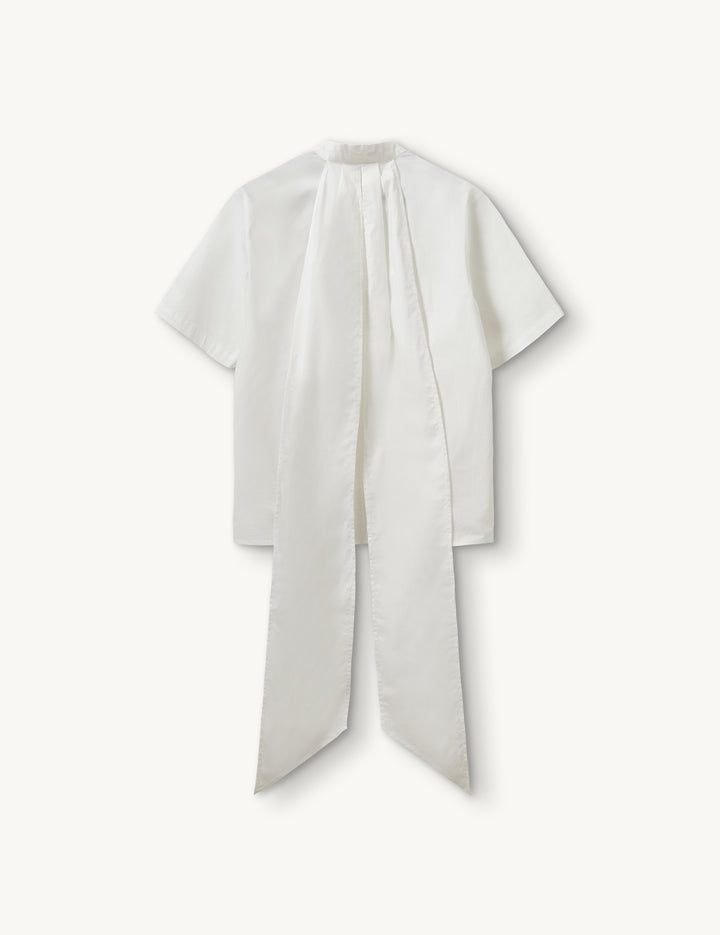 Cyprus Scarf Shirt White 4 / White