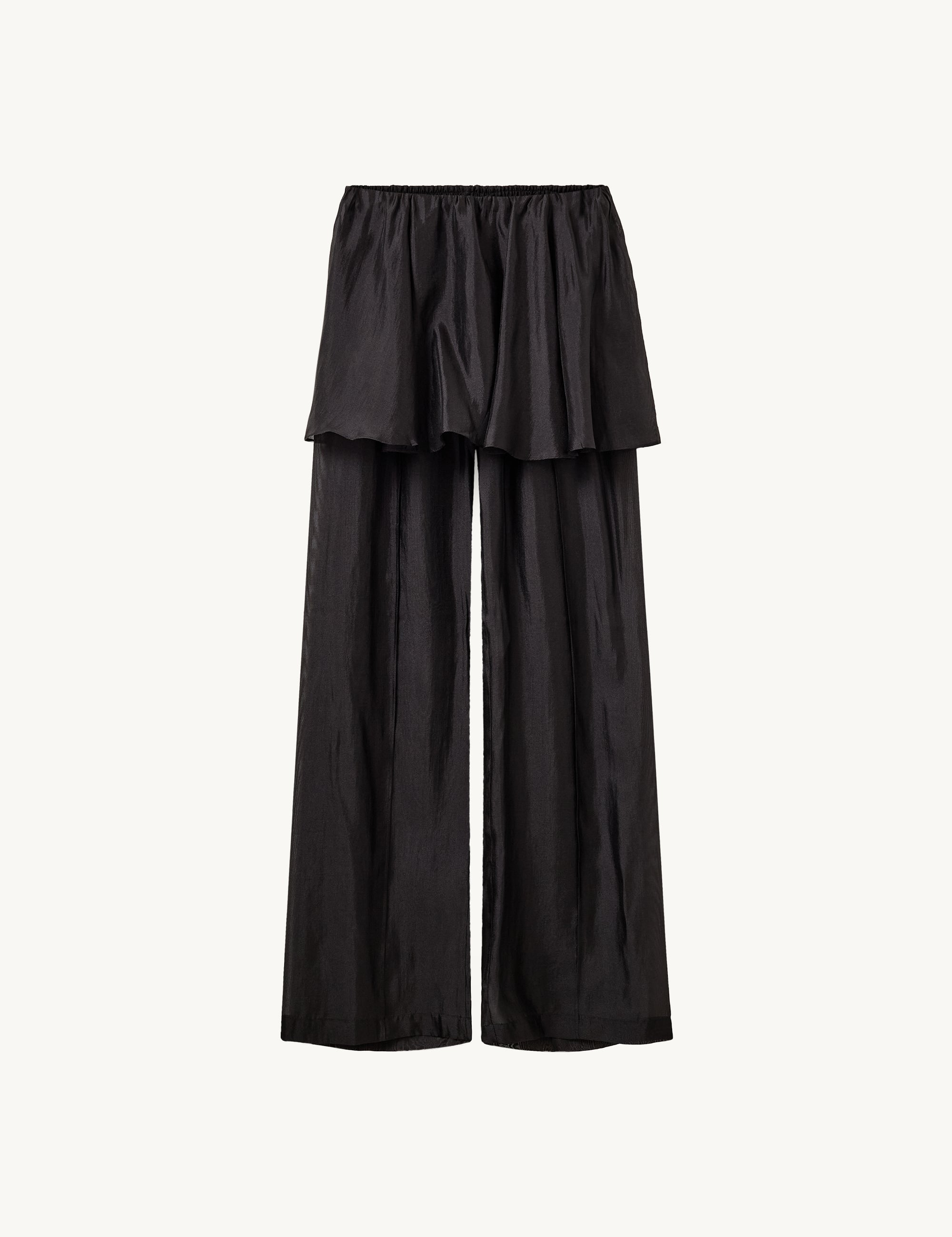 Gilian Peplum Pants Black