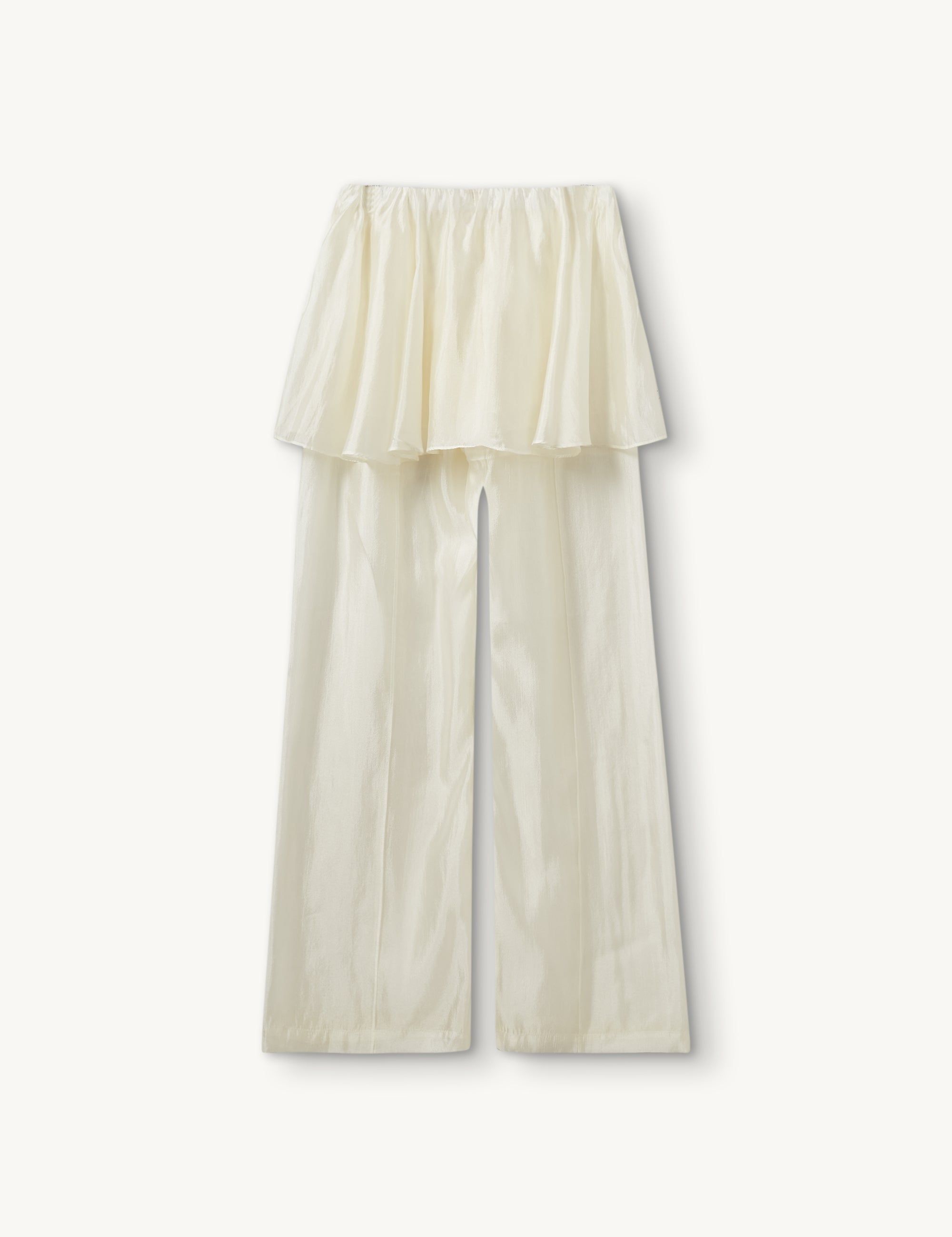 Gilian Peplum Pants Cream 4 / Cream