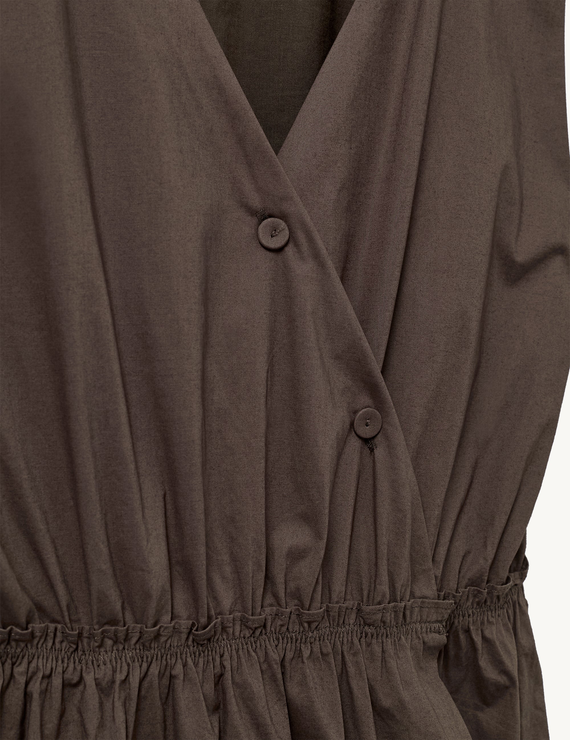 Cyprus Back Gown Chocolate 4 / Chocolate