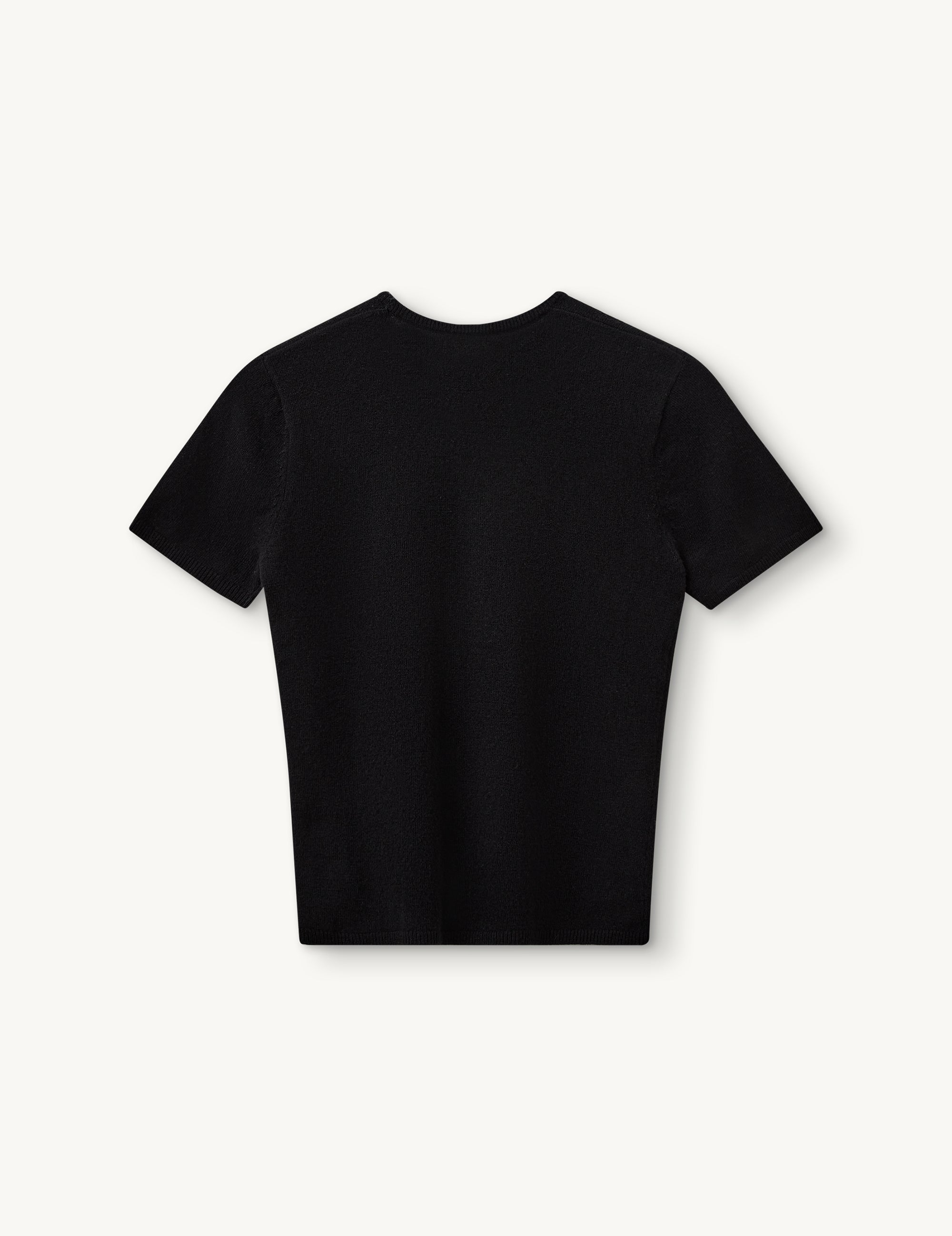Como Knit Tee Black