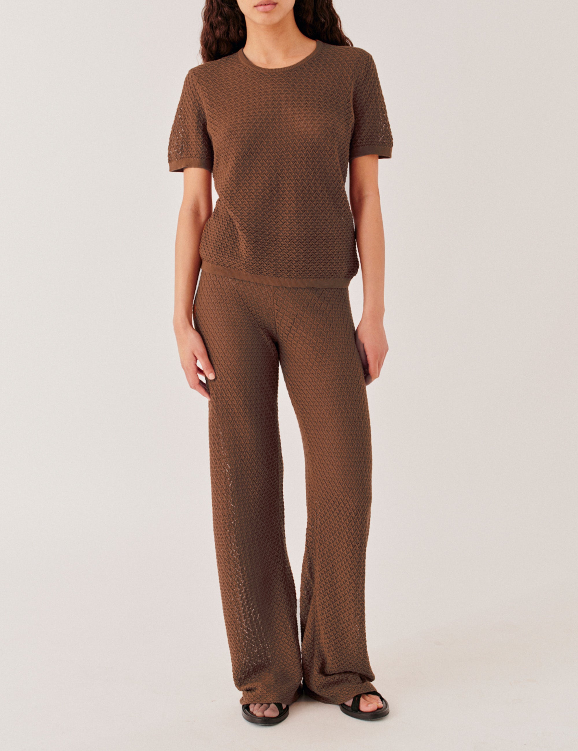 Tanzania Straight Pants Bronze