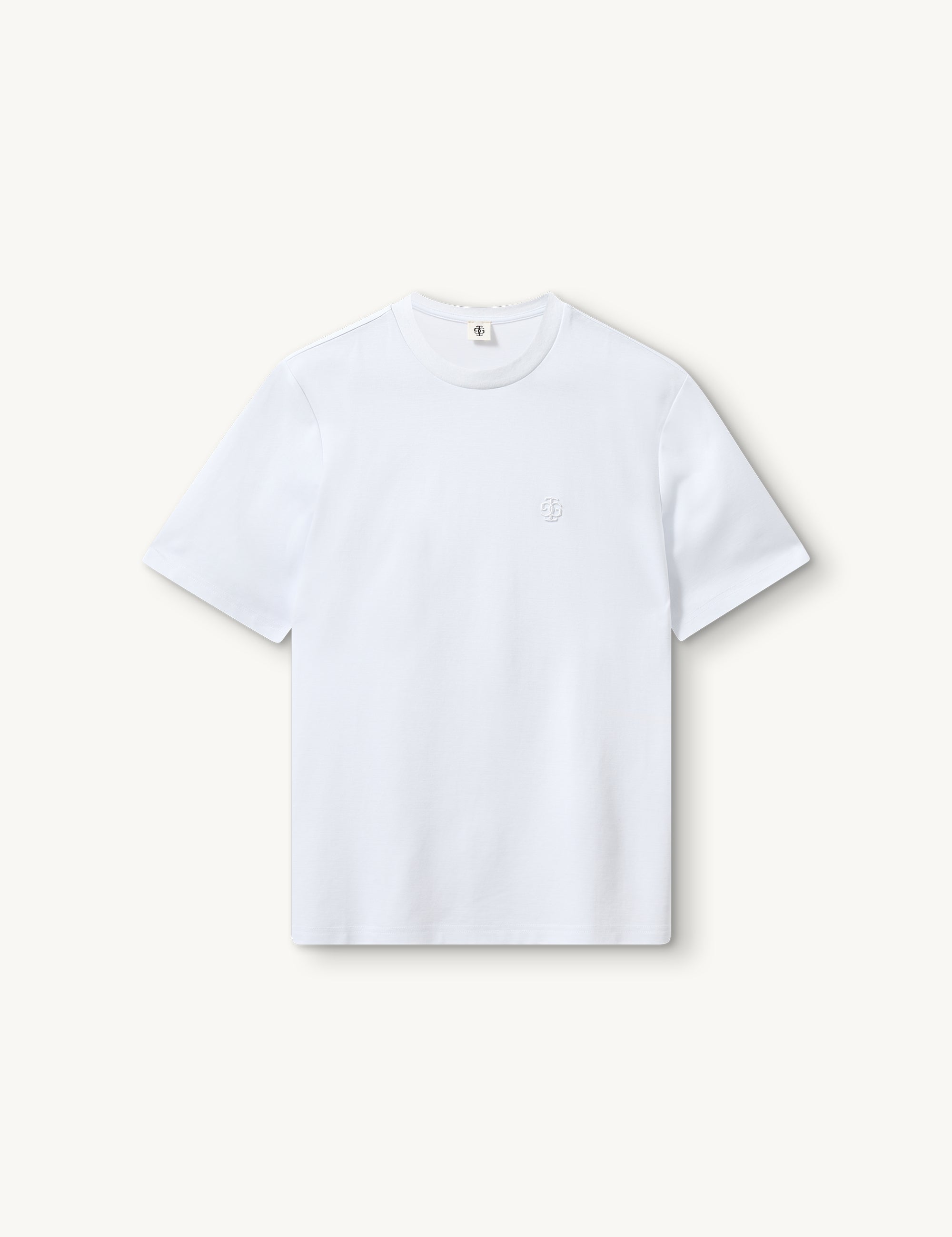 TG Logo Tee White/White