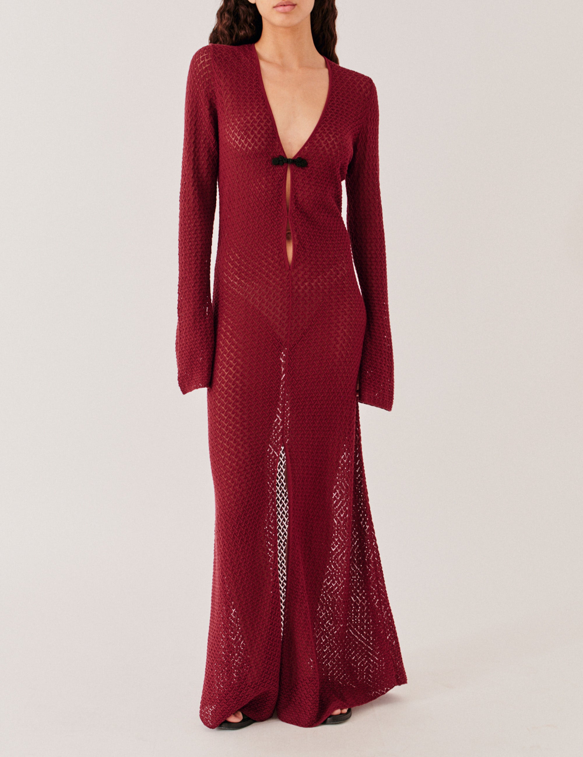Tanzania Dress Burgundy
