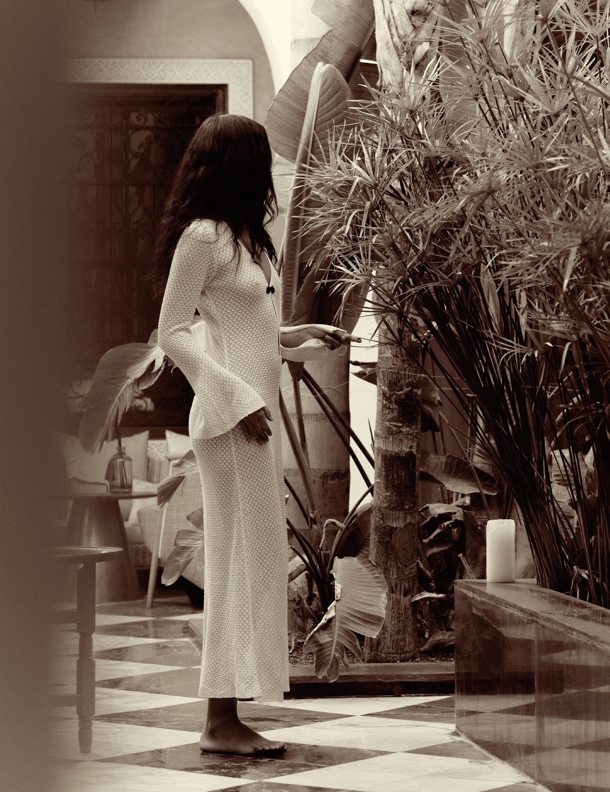 slim fit dress slacks Tanzania Dress Cream