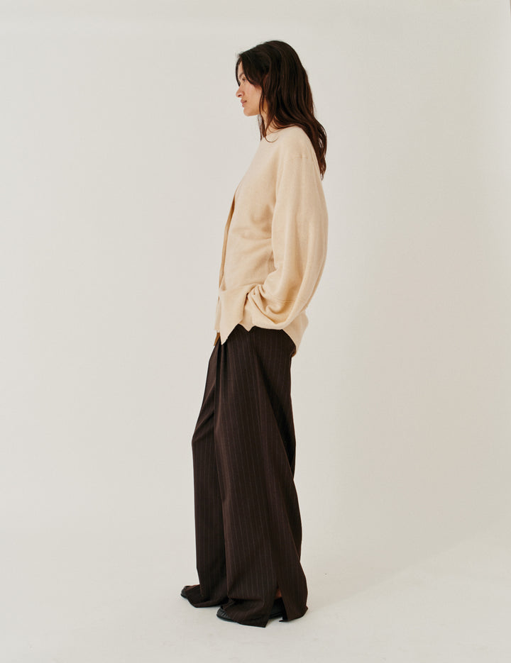 Como Sleeve Cardigan Macadamia 4 / Macadamia
