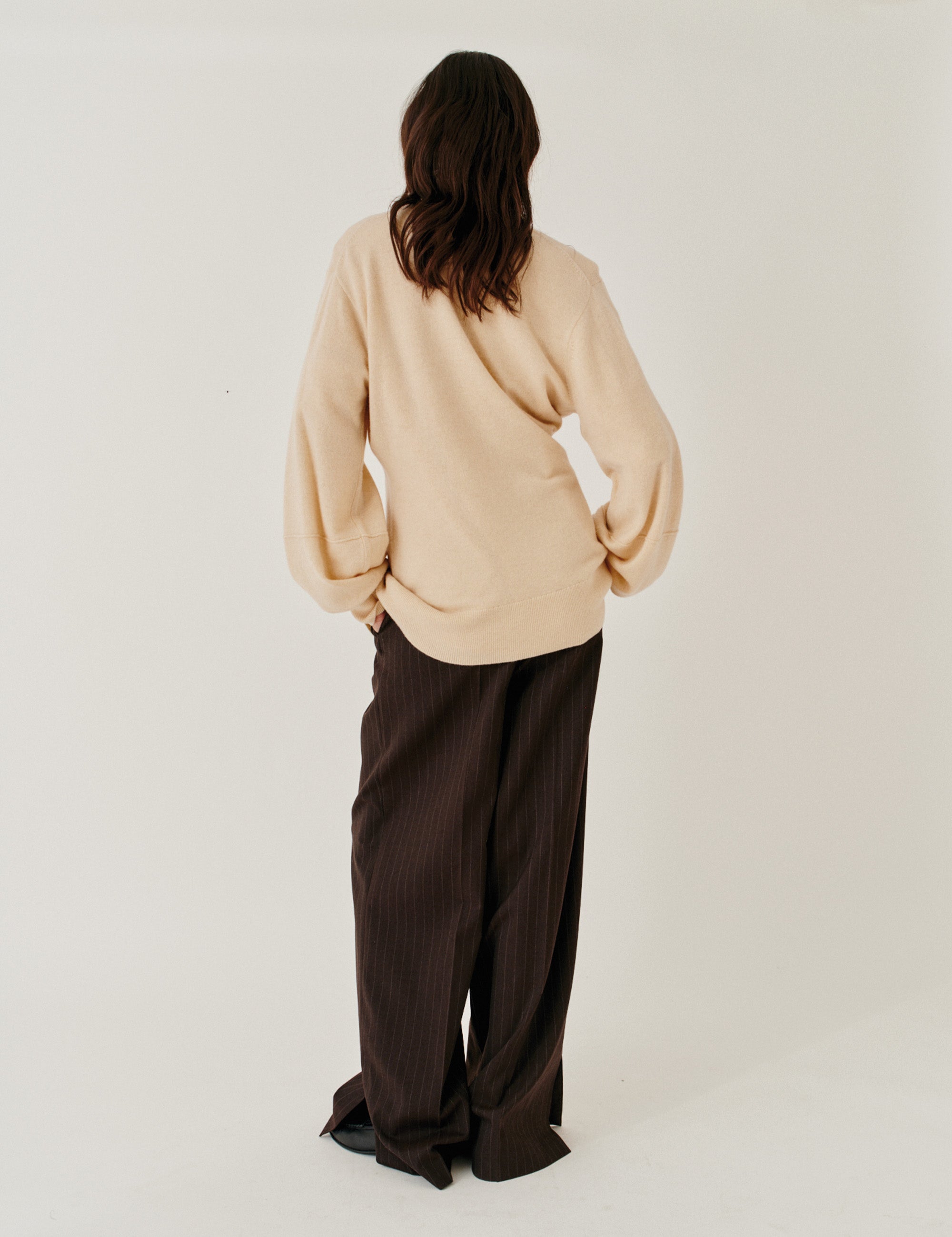Como Sleeve Cardigan Macadamia 4 / Macadamia