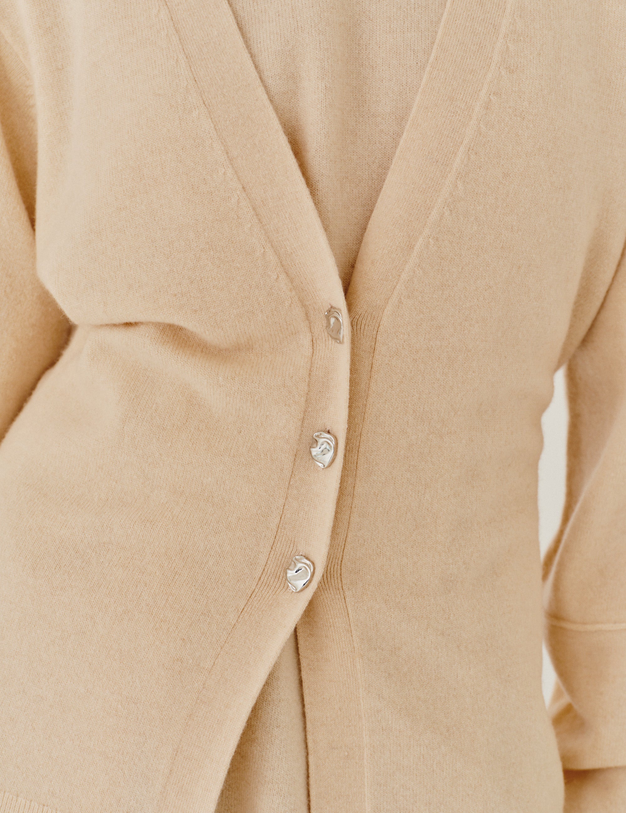 Como Sleeve Cardigan Macadamia 4 / Macadamia