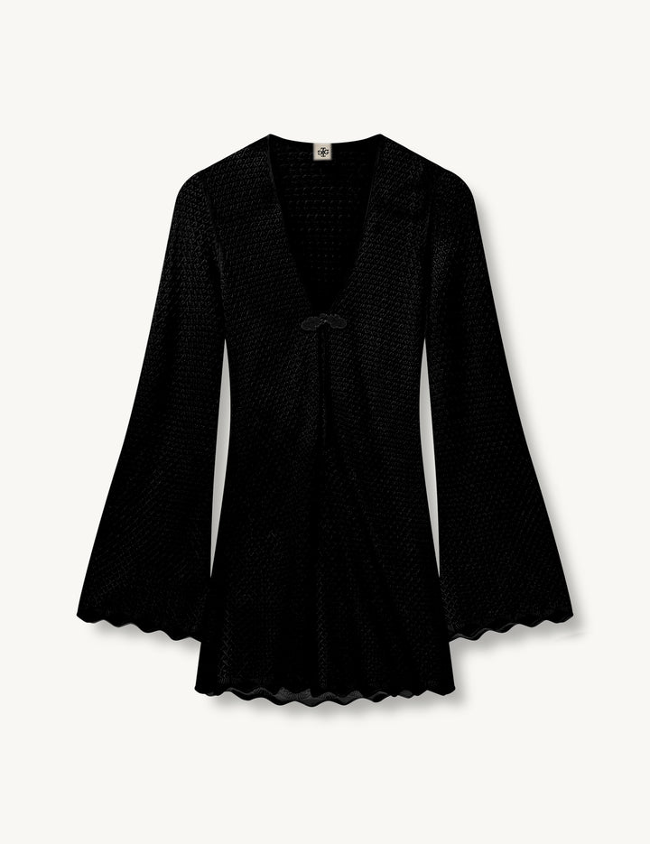 Tanzania Short Dress Black 6 / Black