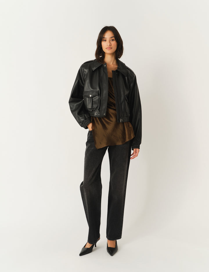 Brooklyn Bomber Black 12 / Black