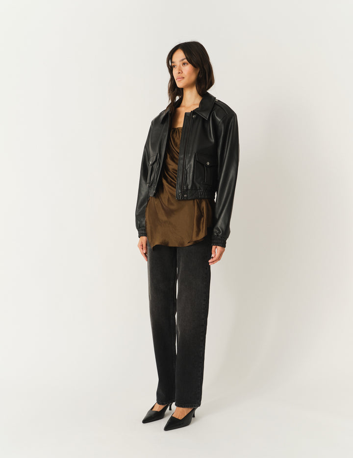 Brooklyn Bomber Black 12 / Black