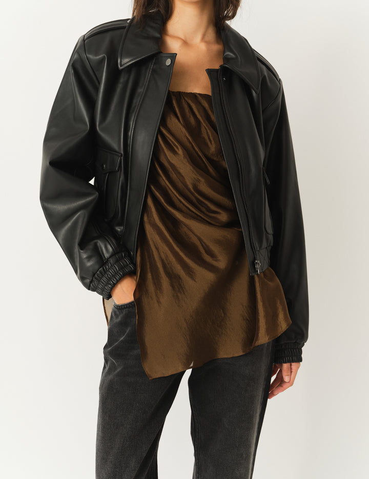 Brooklyn Bomber Black 12 / Black