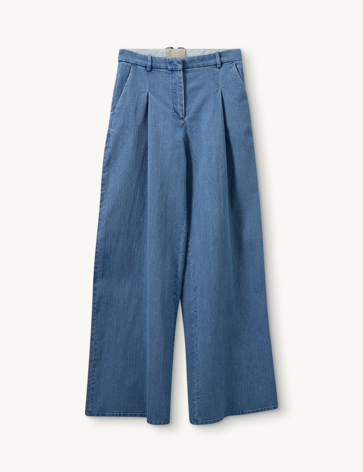 Merci Wide Pants Medium Blue 6 / Medium Blue
