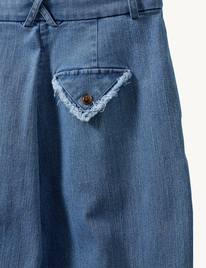 Merci Wide Pants Medium Blue 6 / Medium Blue